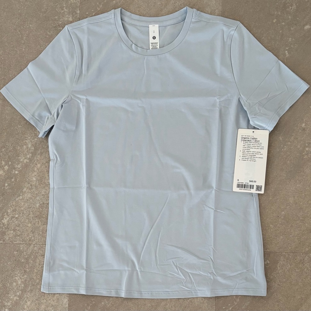 Lululemon Organic Cotton Crewneck T-Shirt Size Small